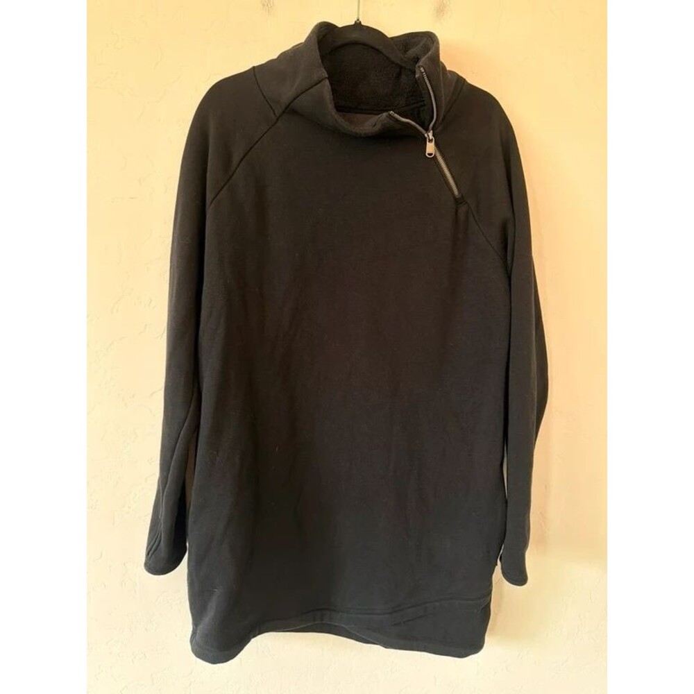 Athleta Cozy Karma Asym Sweatshirt Dress Size M